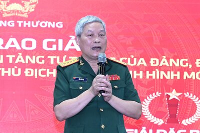 Đại tá, Nhà báo Đỗ Phú Thọ - Ban Chỉ đạo 35 Quân ủy Trung ương, tác giả vinh dự đoạt Giải Đặc biệt cuộc thi