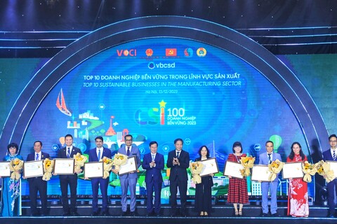 Công bố các doanh nghiệp bền vững tại Việt Nam năm 2023